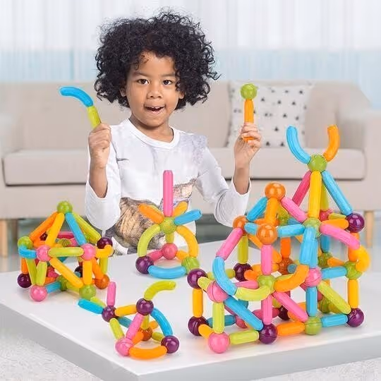 Magnetic Balls and Rods Set Educational Magnet Building Blocks